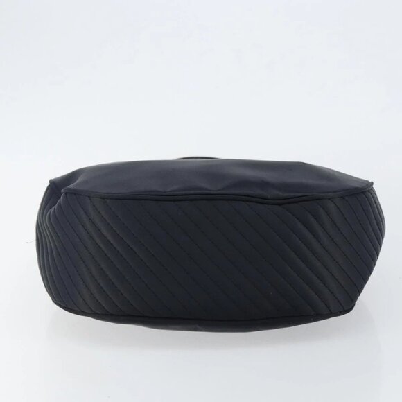 SAINT LAURENT Shoulder Bag Nylon Black Gold Auth yk19451 - Picture 7 of 16